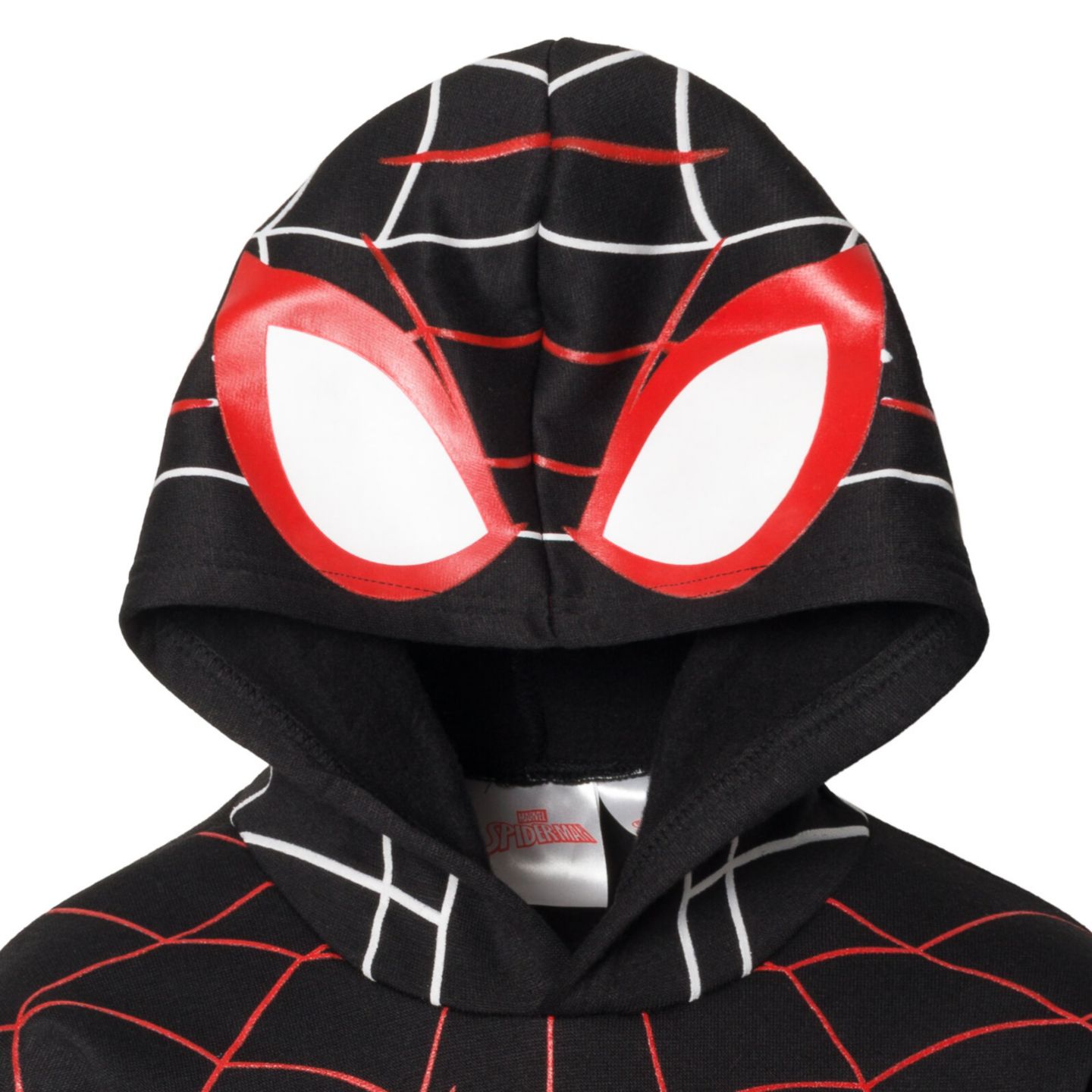 Детский комплект Spider-Man Marvel Avengers: флисовое худи и брюки для мальчиков, цвет: Miles Morales — фото 4