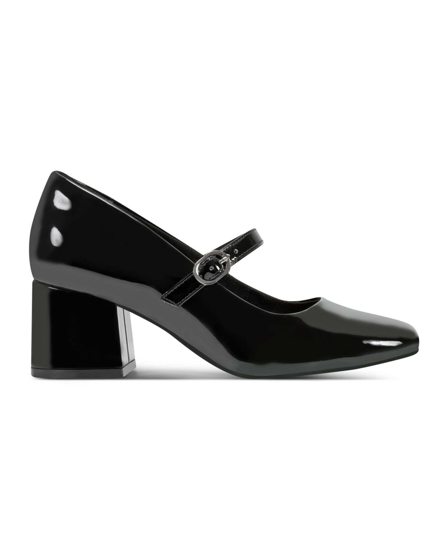 Женские туфли-лодочки Rockport Xena Mary Jane на устойчивом каблуке, цвет: Чёрный лаковый — фото 2