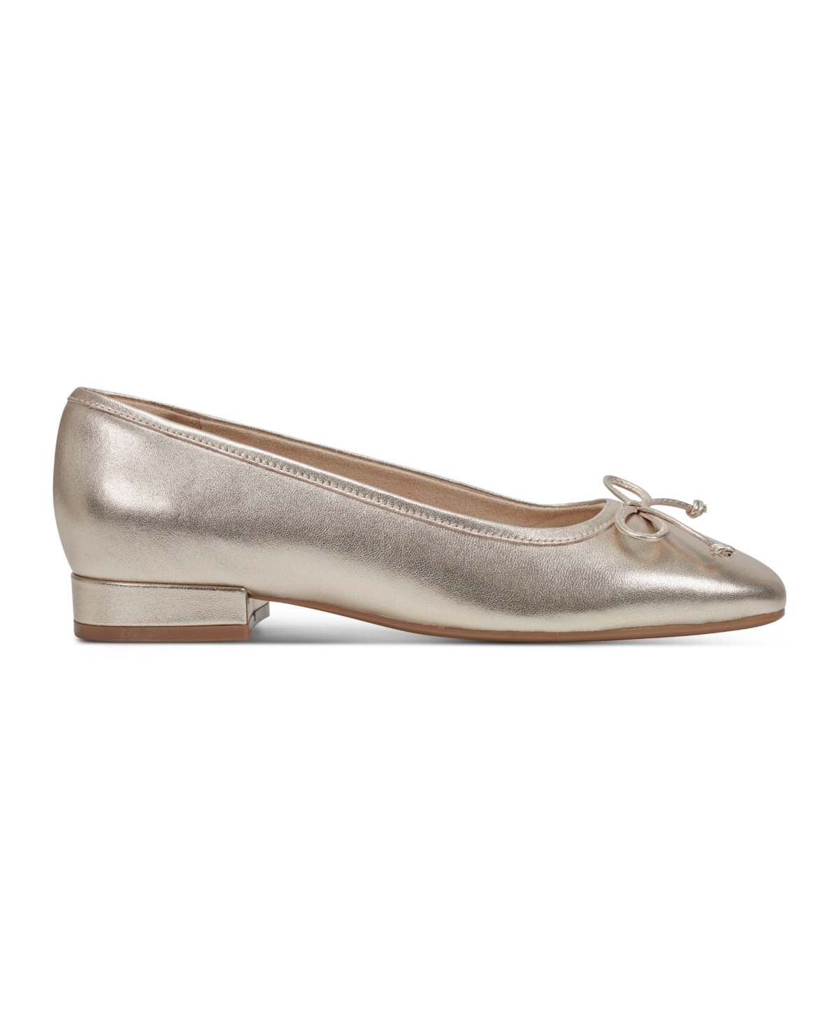 ROCKPORT WOMEN'S SADIE SQUARE TOE SLIP-ON BALLET DRESS FLATS 