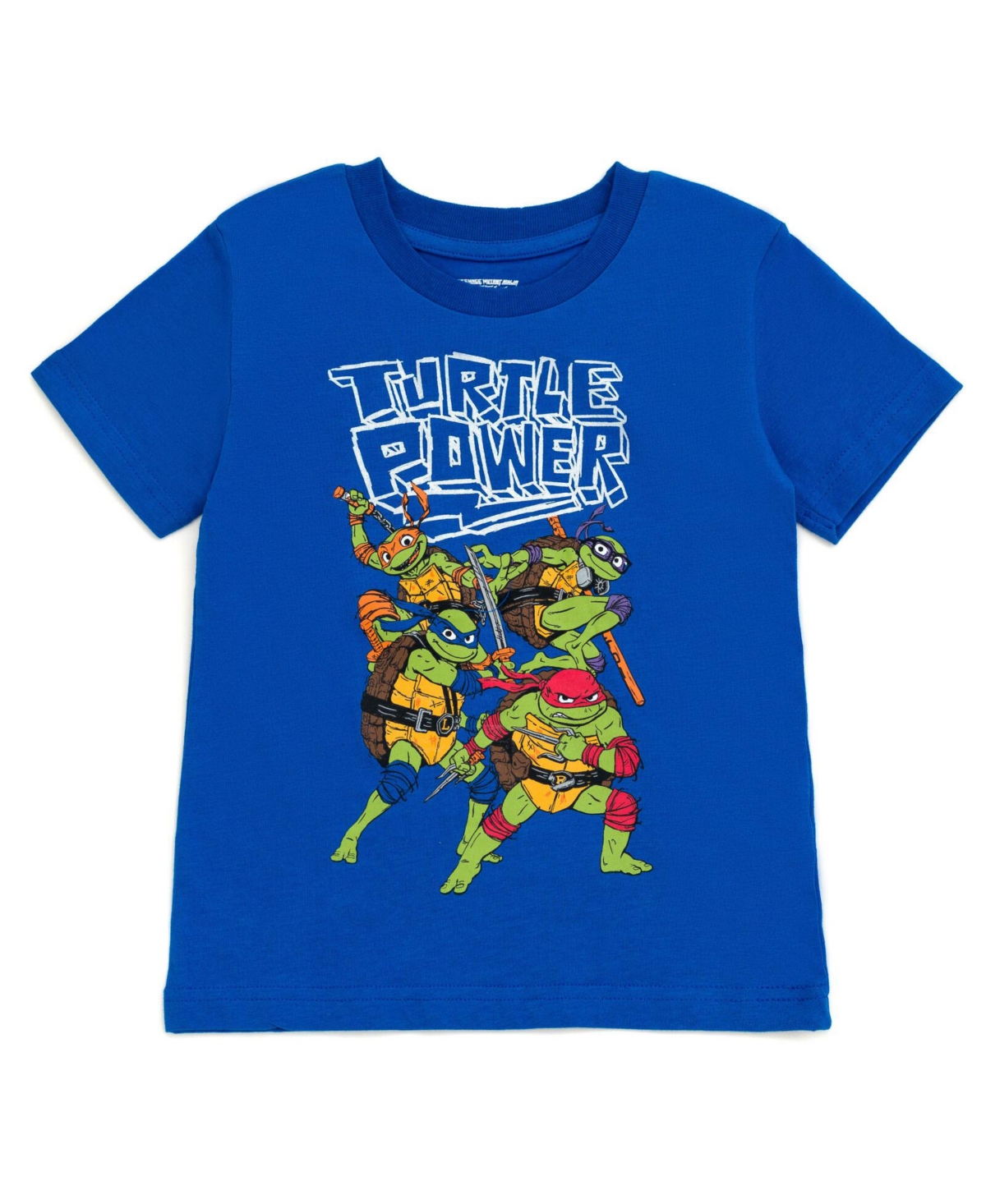 Teenage Mutant Ninja Turtles Boys Donatello Leonardo Michelangelo Raphael T-Shirt and Shorts Outfit Set to -/ black