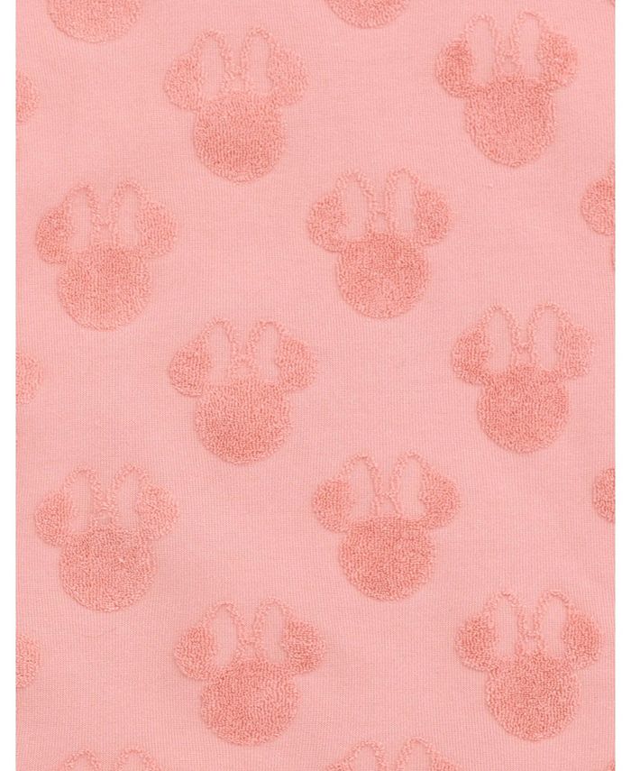 Minnie Mouse Printed Dress For Baby Girl In Terry Stuff Purple Color main image 0