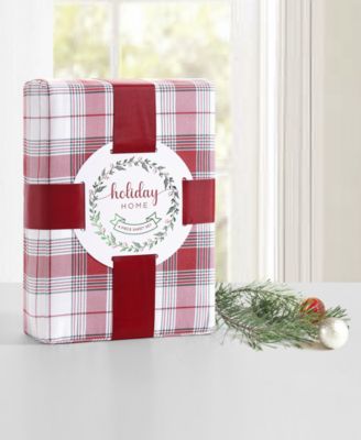Holiday Printed Microfiber 3-Pc. Sheet Set, Twin