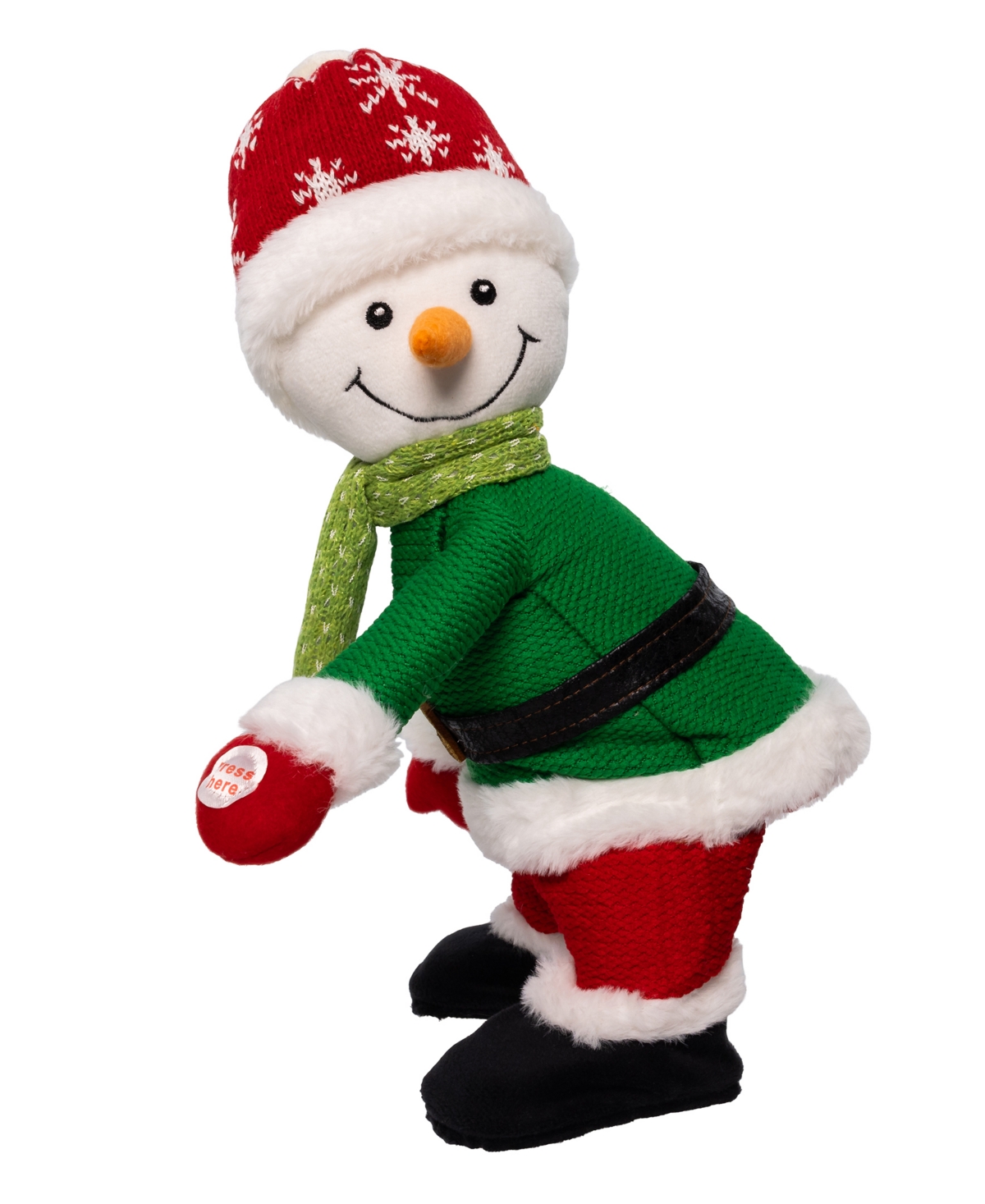 Kurt Adler 12-Inch Battery-Operated Musical Twerking Snowman