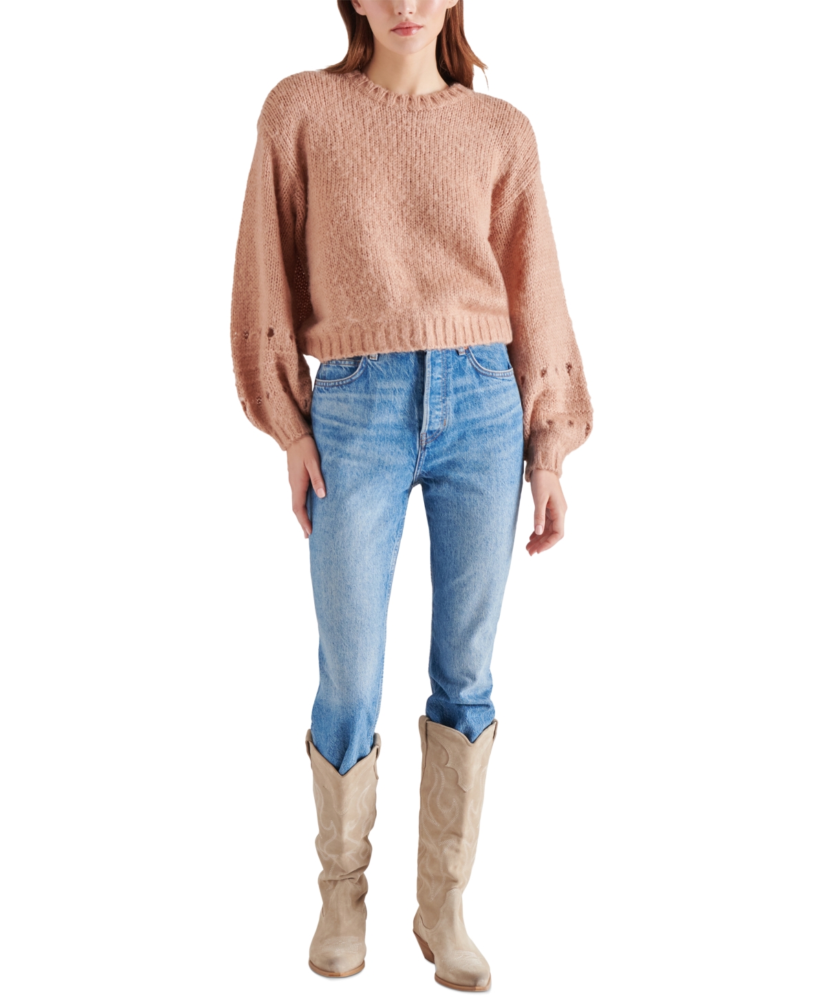 Steve Madden Women's Lucie Brushed Sweater
