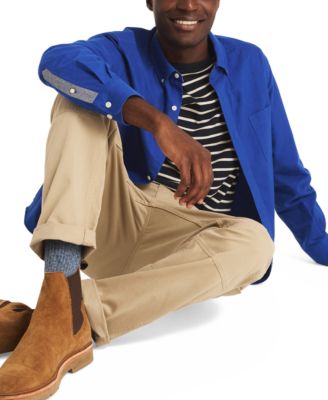 Men's Relaxed-Fit Long Sleeve Button-Down Oxford Shirt