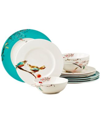 Chirp 12 Pc. Dinnerware Set, Service for 4