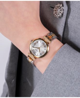 Women's Analog Two-Tone Stainless Steel Watch 28mm