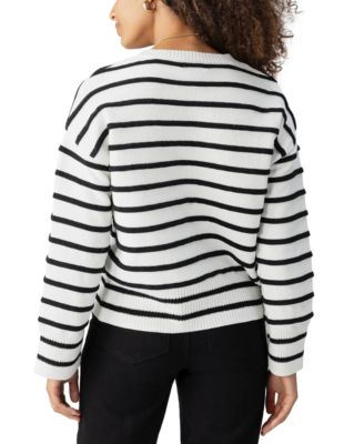 Sanctuary Women's Ottoman Stitch Crewneck Sweater