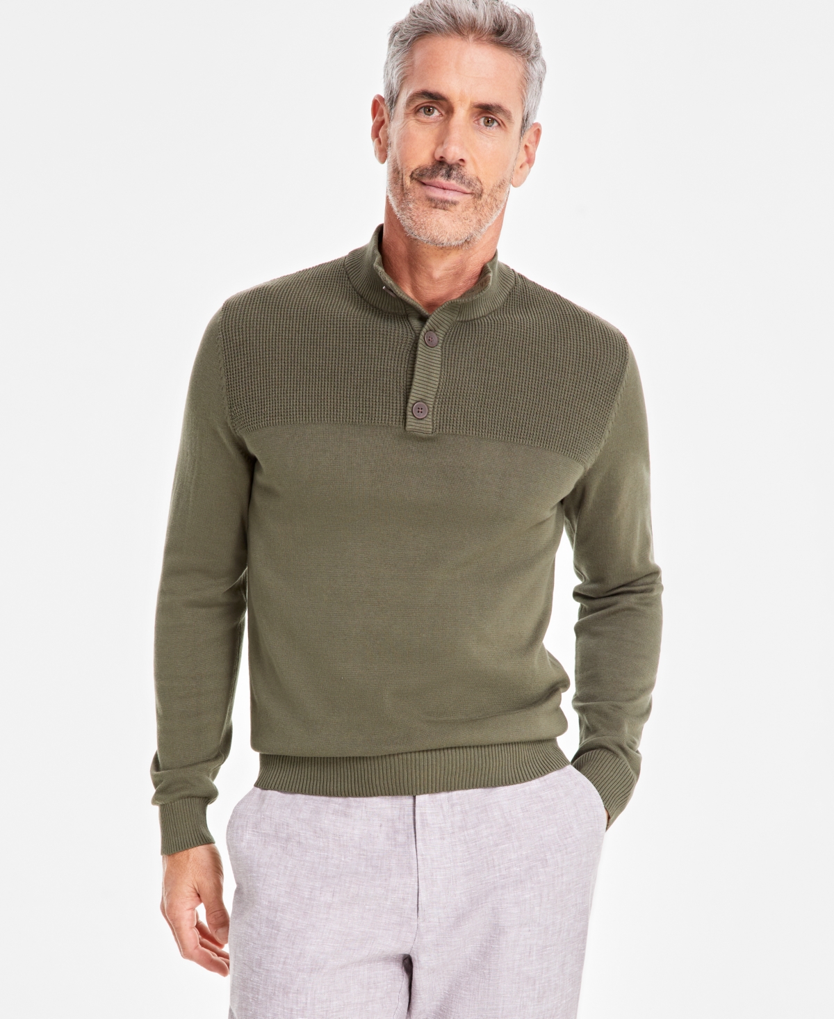 Macys mens mock neck sweaters on sale