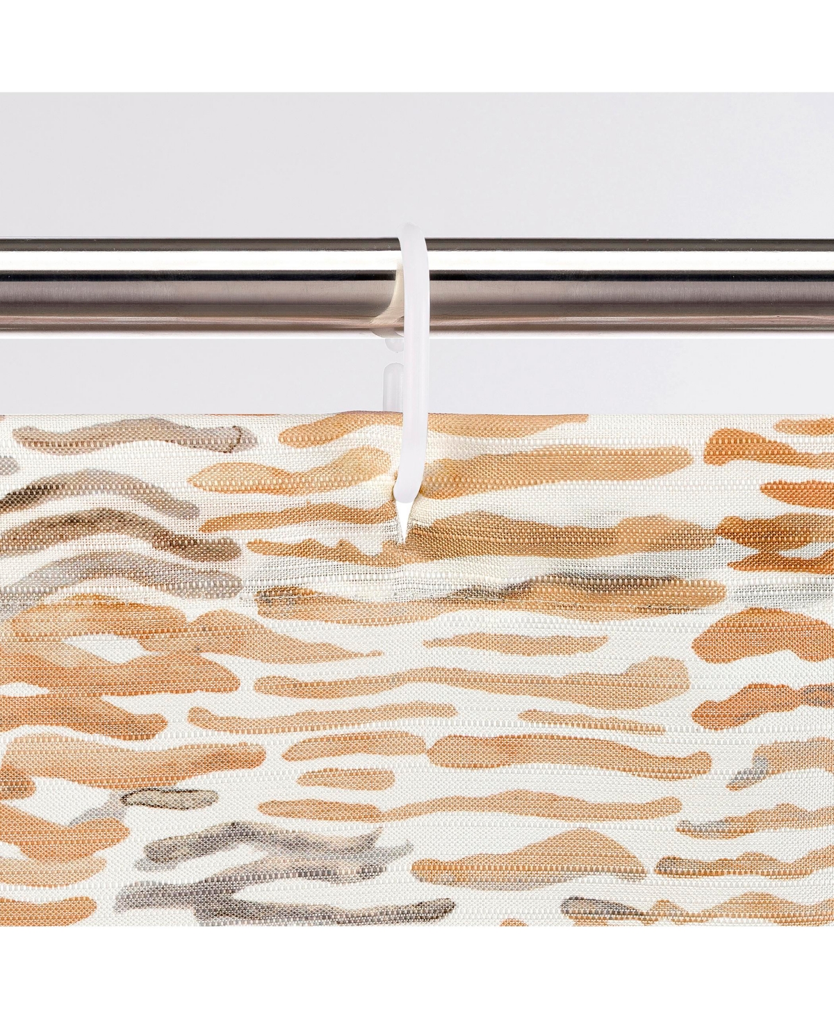 Sisal 13-Piece Abstract Print Shower Curtain Set
