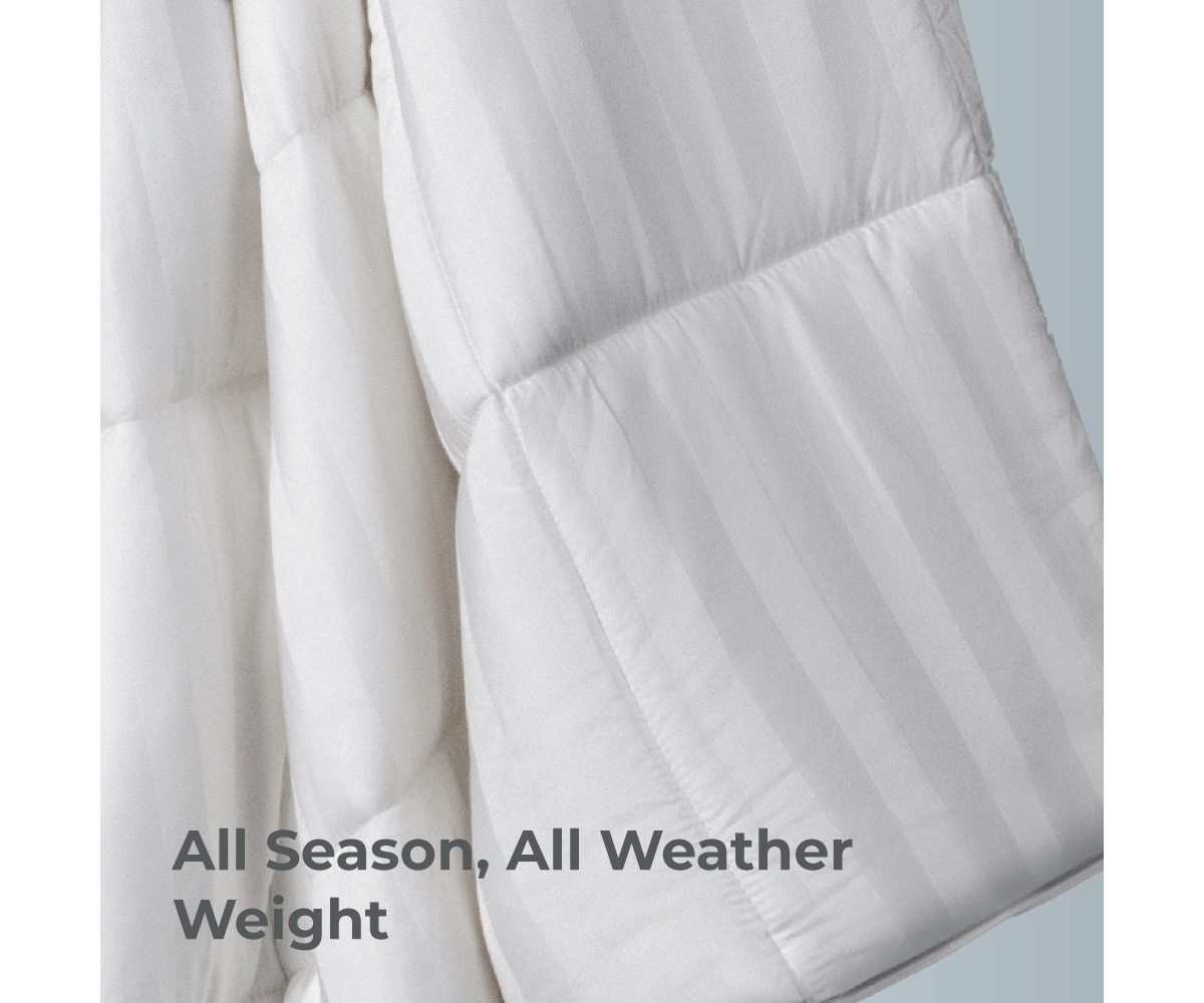 Cariloha Mid-Loft Duvet Insert | Queen | White | Mid Loft | Viscose Material | Soft, Comfortable & Wicks Moisture