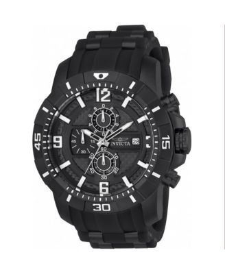 Men's 24967 Pro Diver Quartz Multifunction Black Dial Watch