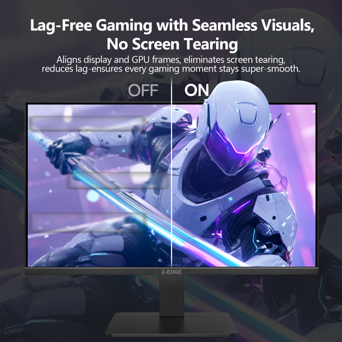 Z-edge 27 inch 1080P Full Hd 165Hz 1ms Curved Gaming Monitor, FreeSync, HDR10, 2 x Hdmi, 1 x DisplayPort