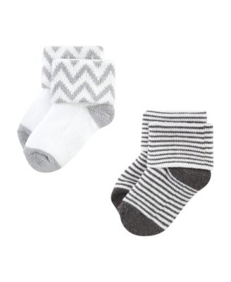 Baby Boys Hudson Unisex 12-Pair Set of Grow with Me Socks
