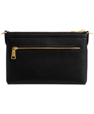 Refined Pebble Leather Legacy Zip Top Smal Crossbody