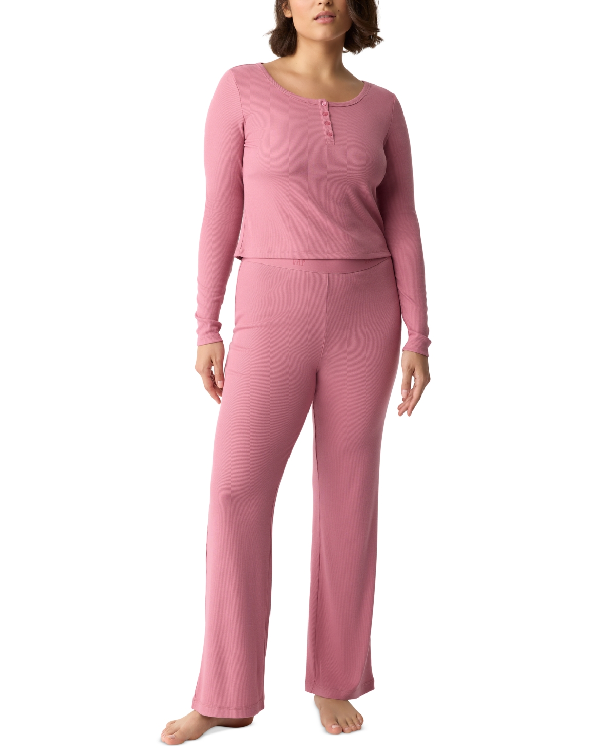 Gap Body Women's Long-sleeve Rib Pajama Top