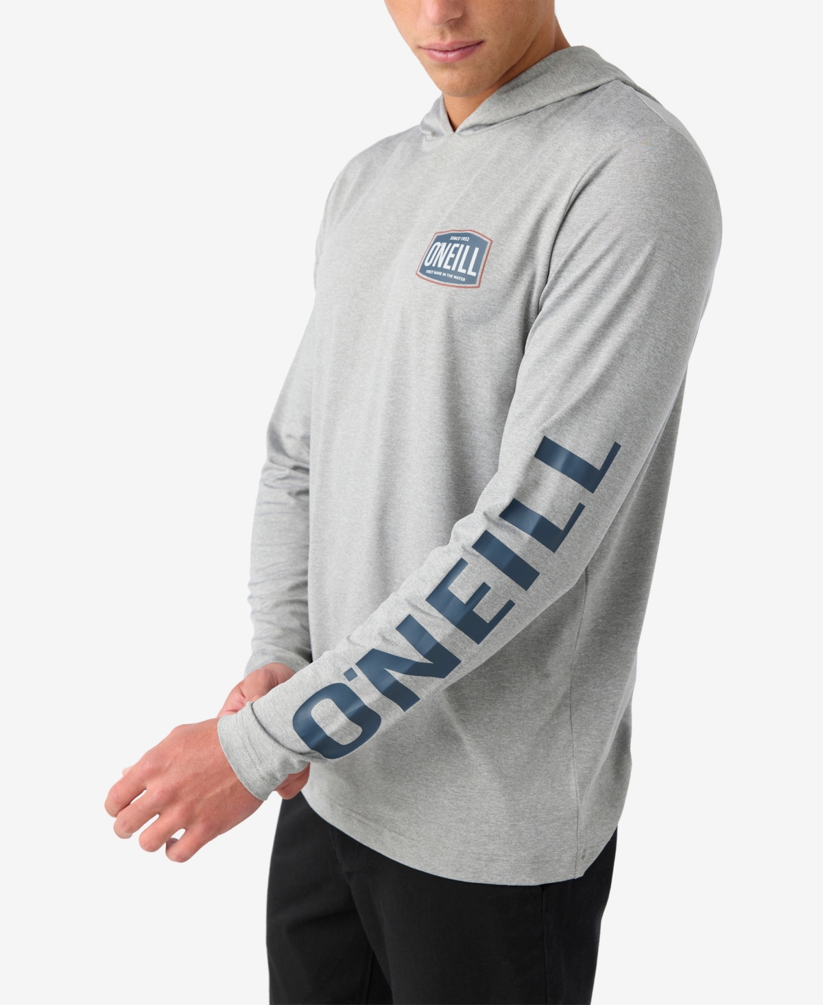 O'Neill Men's Trvlr Upf Hooded Snap Long Sleeve Pullover Sweatshirt