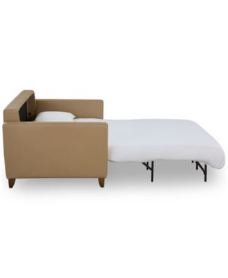 Naomi 63" Leather Today Full Sleeper Sofa