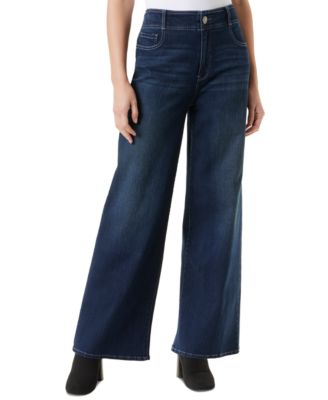 Gloria Vanderbilt Petite Shape Effect Wide Leg Tummy Control Jeans Macy s