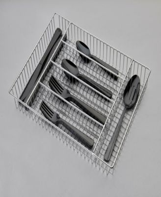 Alicja 42 Piece Flatware Set with Wire Caddy, Service for 8 