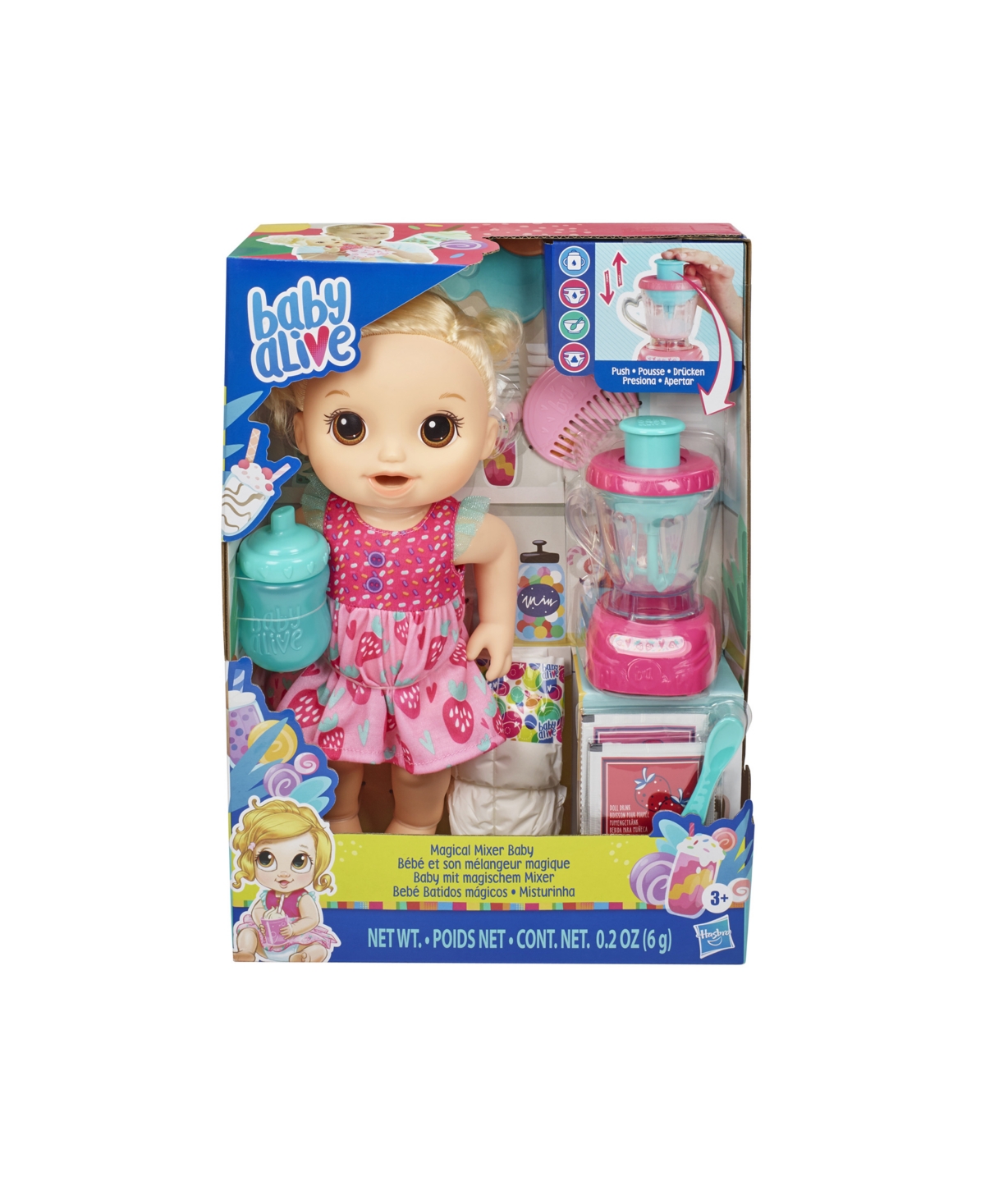 Baby Alive Magical Mixer Baby Doll - Strawberry Shake