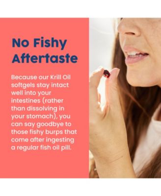 Antarctic Krill Oil - Wild-Caught Omega 3 Krill Oil 500mg Softgels with EPA, DHA and Astaxanthin - 30 ct