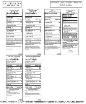 Decadent Lindt Chocolate Gift Tower, 7 Piece