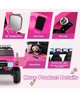 12V 2-Seat Licensed Kids Ride On Toyota FJ40 Car with 2.4G Remote Control