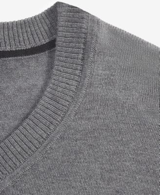 Men's Long-Sleeve V-Neck Merino Sweater