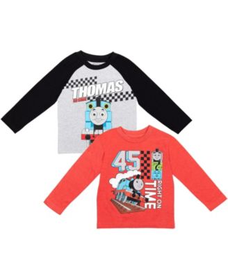 Thomas & Friends Boys 2 Pack T-Shirts - Gray/red