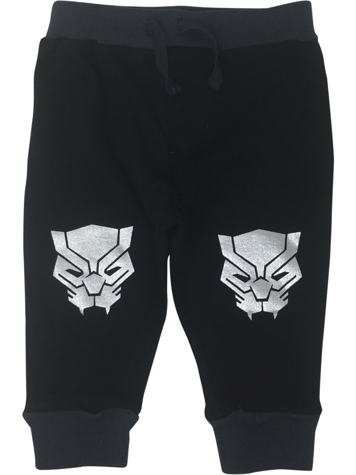 Marvel AvengersBaby Cosplay Bodysuit Pants and Hat 3 Piece Outfit Set Newborn to Infant - Black panther