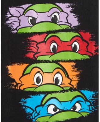 Boys Teenage Mutant Ninja Turtles Donatello Leonardo Michelangelo Raphael T-Shirt and Shorts Outfit Set to