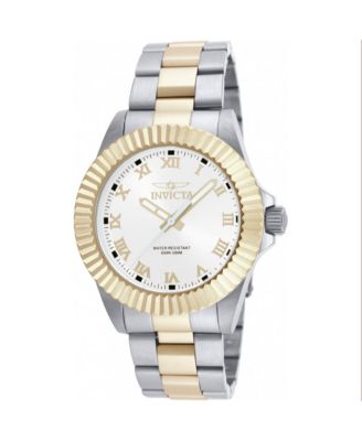 Men's 16740 Pro Diver Quartz 3 Hand White Dial Watch