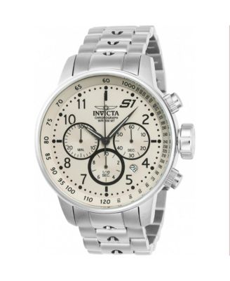 Men's 23077 S1 Rally Quartz Chronograph Ivory Dial Watch