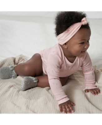 Baby Girls Long Sleeve Onesies Bodysuits, 6-Pack