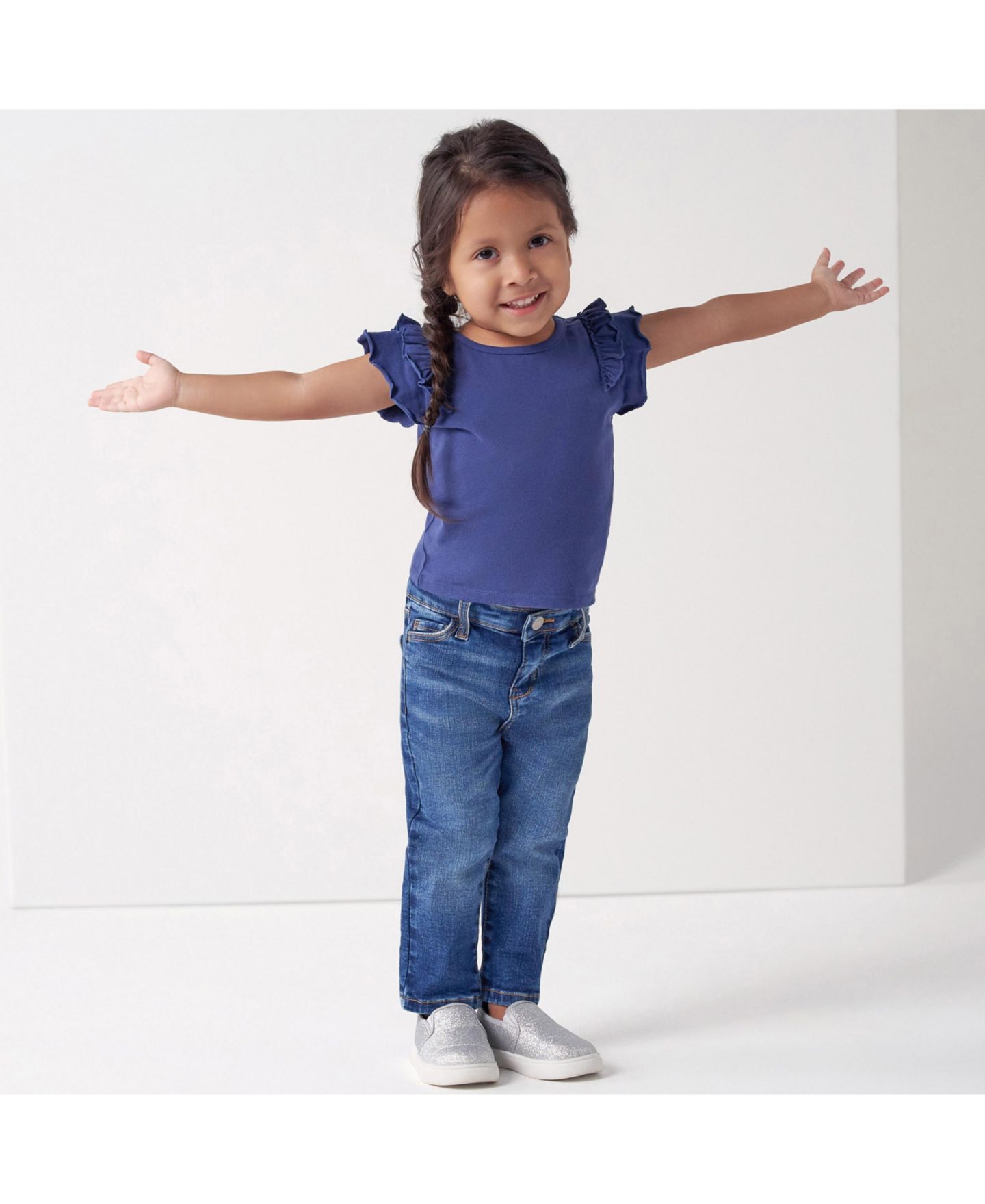 Джинсы Gerber Neutral Straight Fit для мальчиков-малышей, цвет: Синий — фото 4