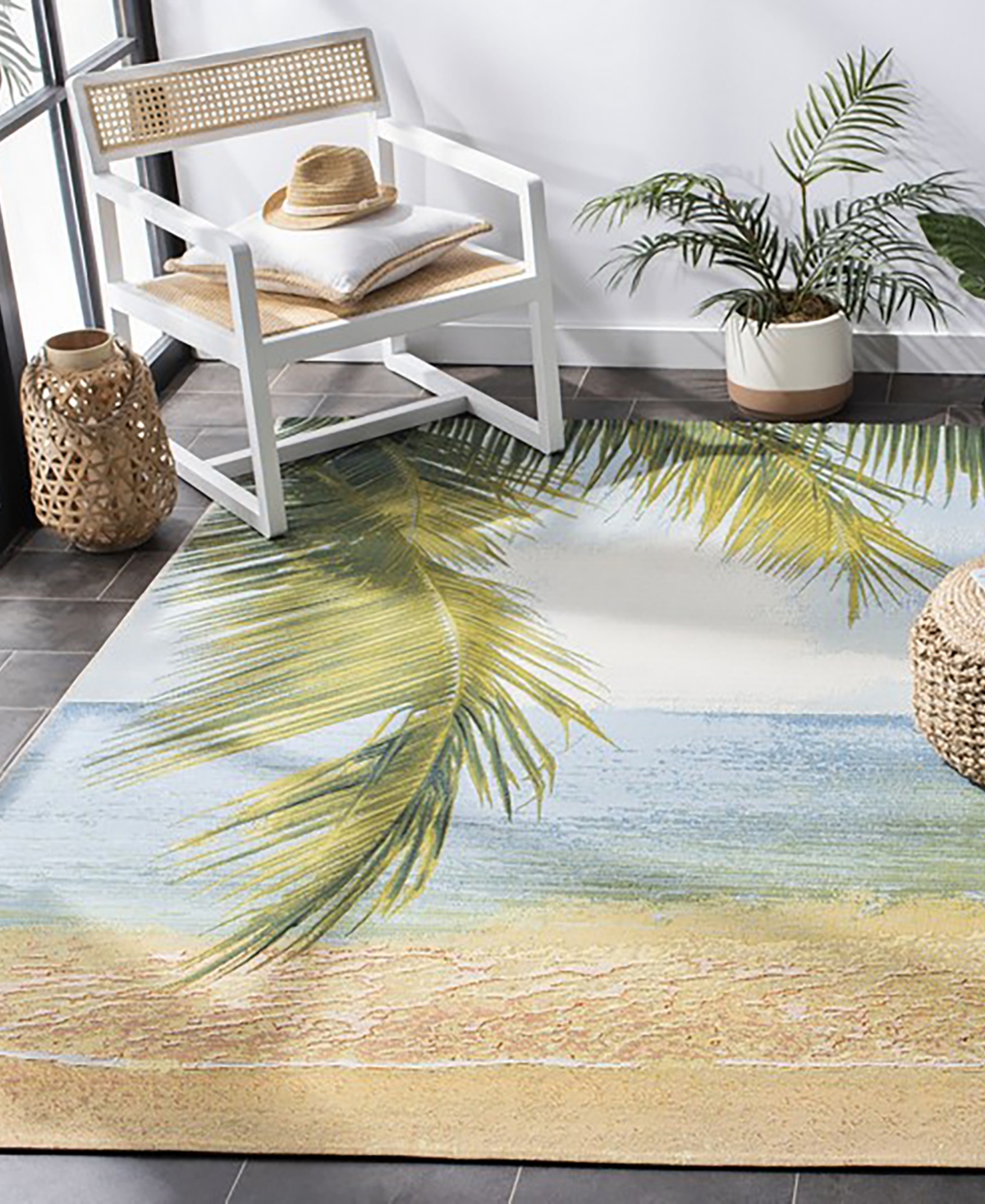 Safavieh Barbados Indoor/Outdoor BAR560A 4'x6' Area Rug