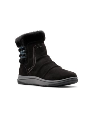 Clarks shearling boots online