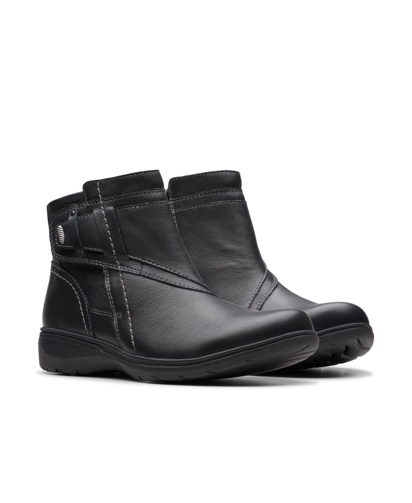 Женские ботинки Clarks Collection Carleigh Style, цвет: Чёрный кожаный — фото 7