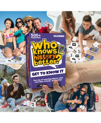 Who Knows Me Better? - Teens & Family Card Trivia Game | Fun Learning & Educational Questions for Teens & Families