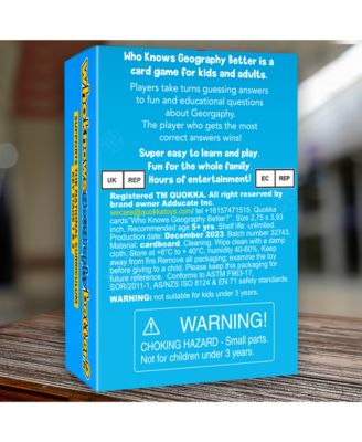 Who Knows Me Better? - Teens & Family Card Trivia Game | Fun Learning & Educational Questions for Teens & Families