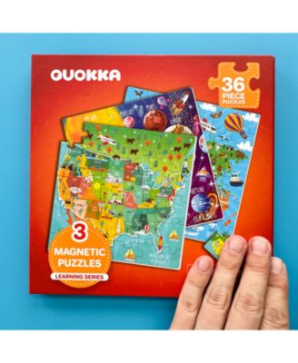 20/24/36 Pcs Travel Magnetic Puzzles for Toddlers 3-5