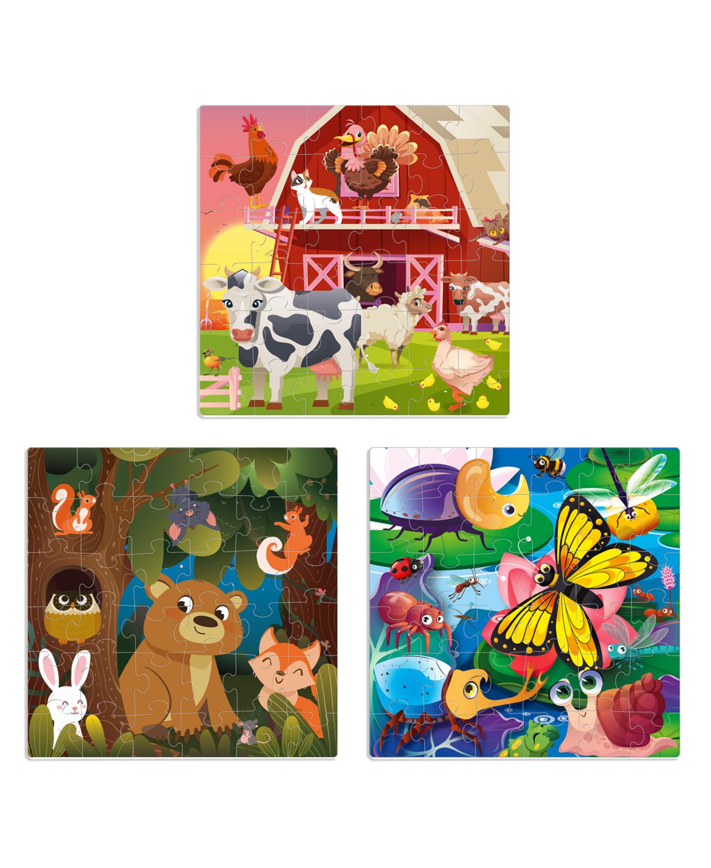 Детская игрушка Quokka Magnetic Travel 20/24/36-Piece Puzzle Book, Ages 3+, цвет: Тёмно-зелёный — фото 7