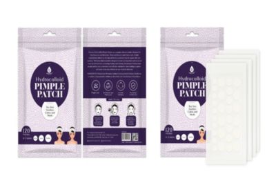 Hydrocolloid Pimple Patch, 120-Count, Multi Size Acne Solution