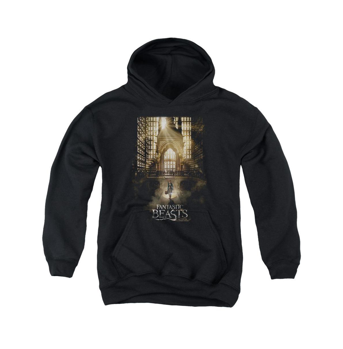 Fantastic Beasts Boys Youth Poster Pull Over Hoodie / Hooded Sweatshirt