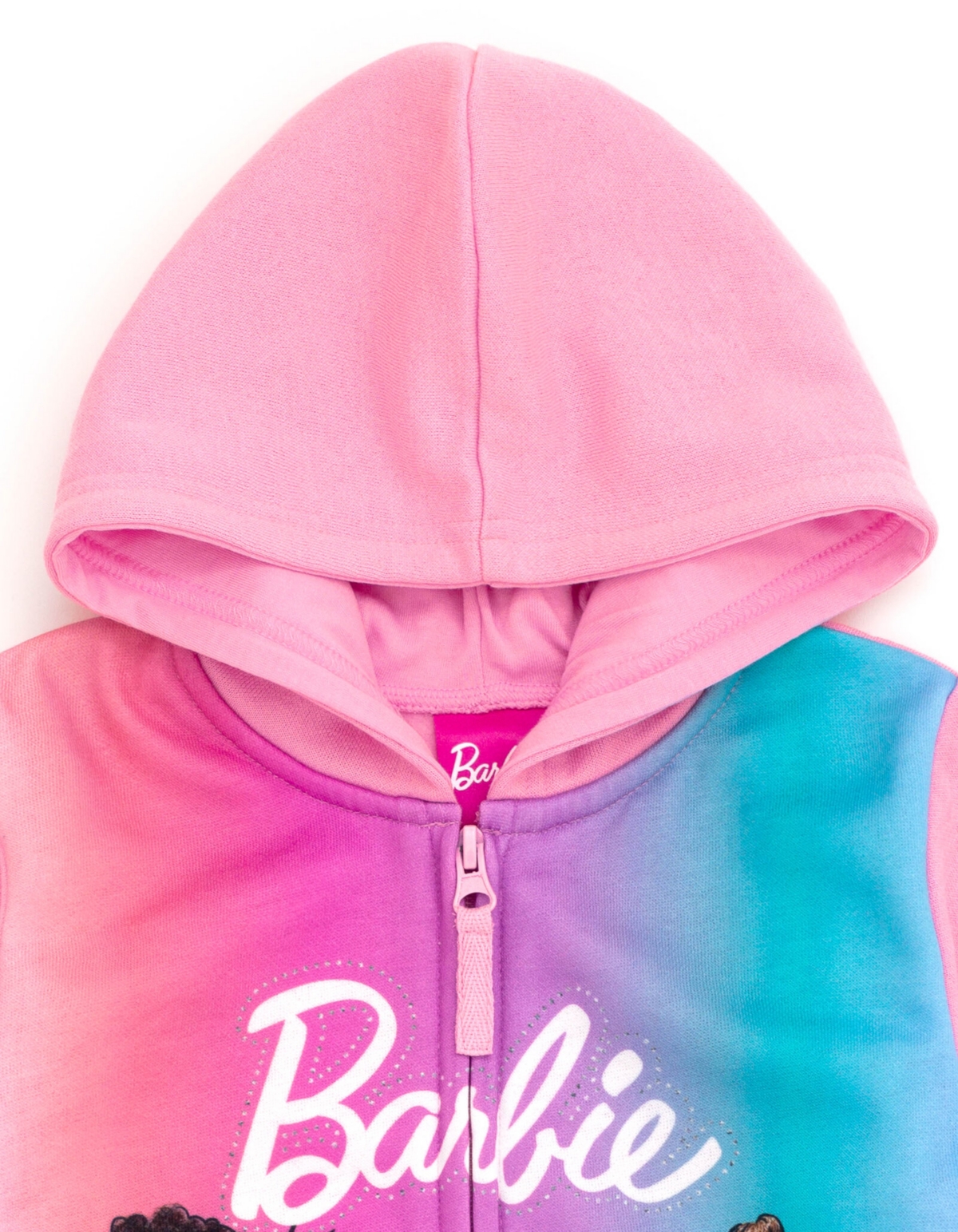 Barbie Toddler Girls Fleece Zip Up Hoodie to