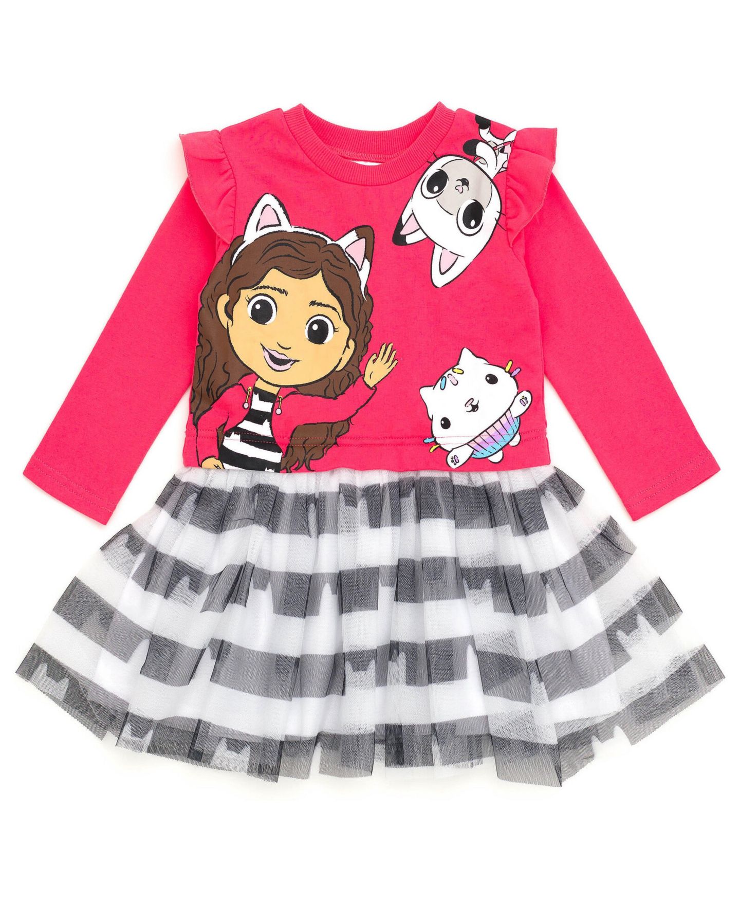 Платье Gabby's Dollhouse Tutu Dress для девочек-малышей, цвет: Розовый — фото 1