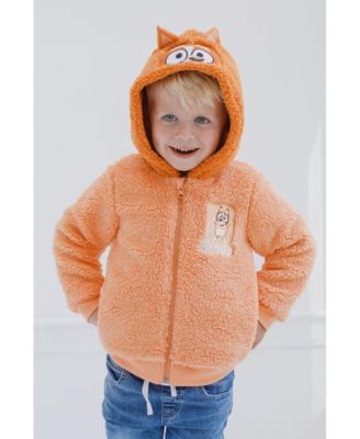 Boys Bingo Cozy Sherpa Zip Up Cosplay Hoodie