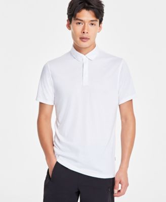 Men's AlfaTech Stretch Solid Polo Shirt, Created for Macy's