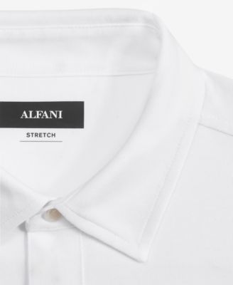 Men's AlfaTech Stretch Solid Polo Shirt, Created for Macy's
